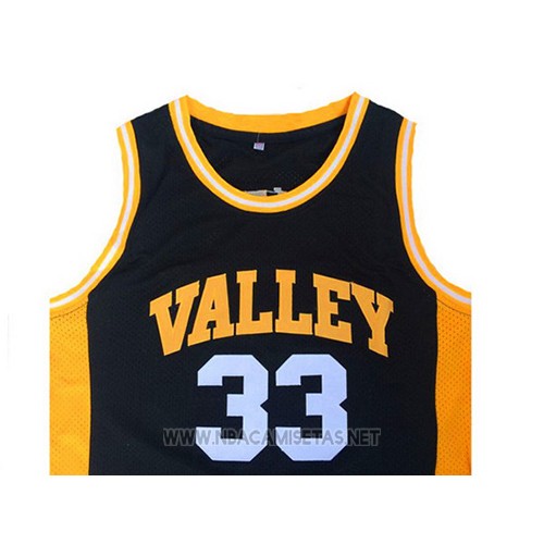 Camiseta Valley Larry Bird NO 33 Negro